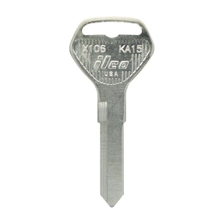 Hillman Automotive Universal Key Blank; 2054 KA15 Double Sided for Kawasaki - Pack of 4 5007080